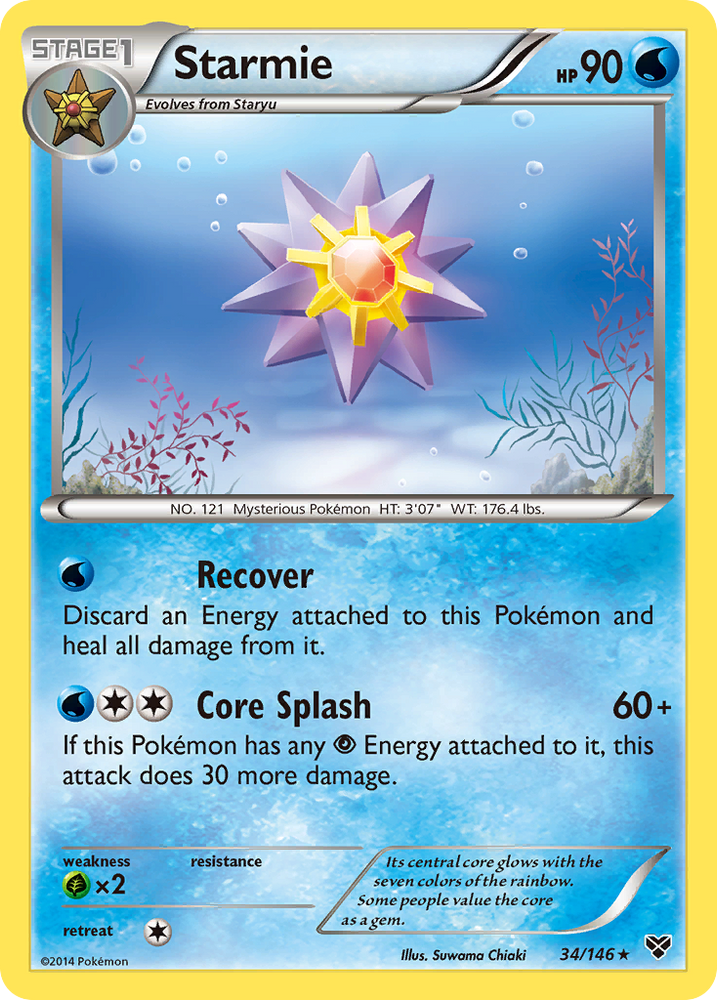 Pokemon | Starmie (34/146) [XY: Base Set] | The Nerd Merchant