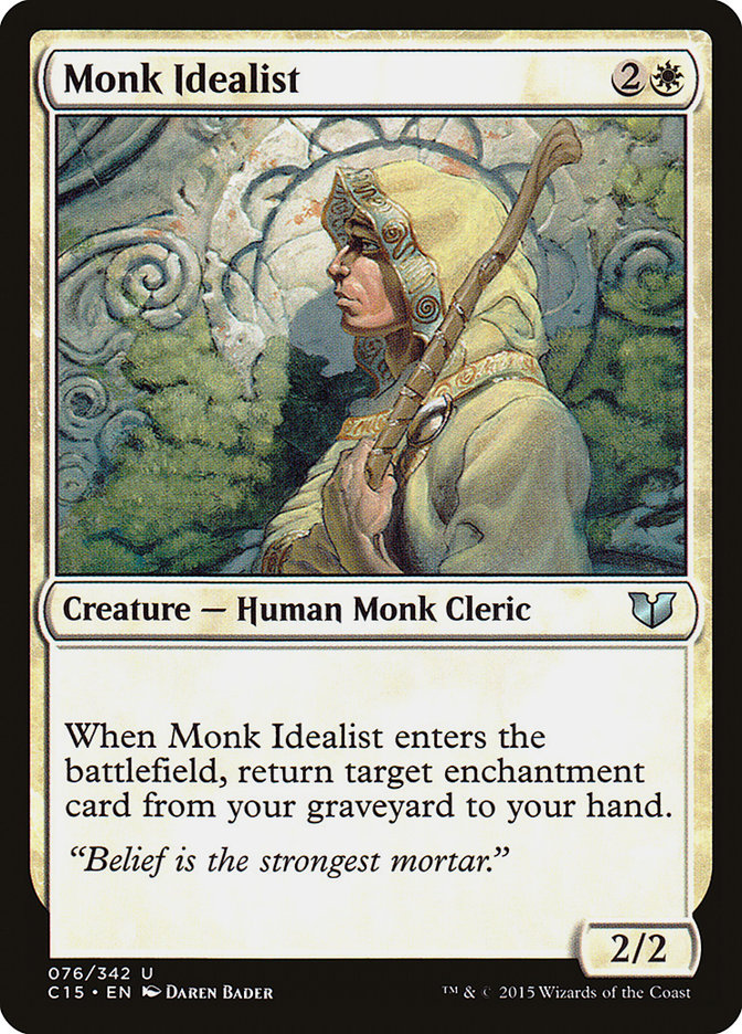 Magic | Monk Idealist [Commander 2015] | The Nerd Merchant