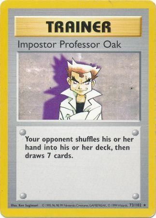 Pokemon | Impostor Professor Oak (73/102) [Base Set Shadowless Unlimited] | The Nerd Merchant