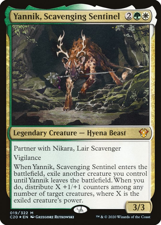 Magic | Yannik, Scavenging Sentinel [Commander 2020] | The Nerd Merchant