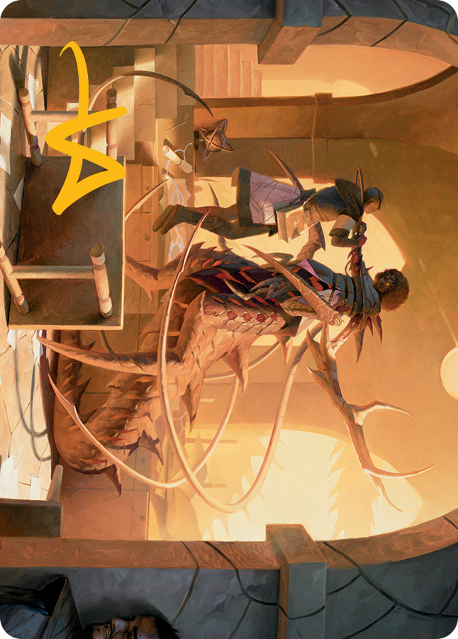 Magic | Rona, Tolarian Obliterator Art Card (Gold-Stamped Signature) [March of the Machine Art Series] | The Nerd Merchant