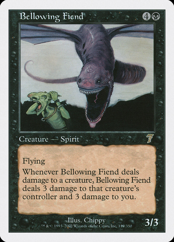 Magic | Bellowing Fiend [Seventh Edition] | The Nerd Merchant