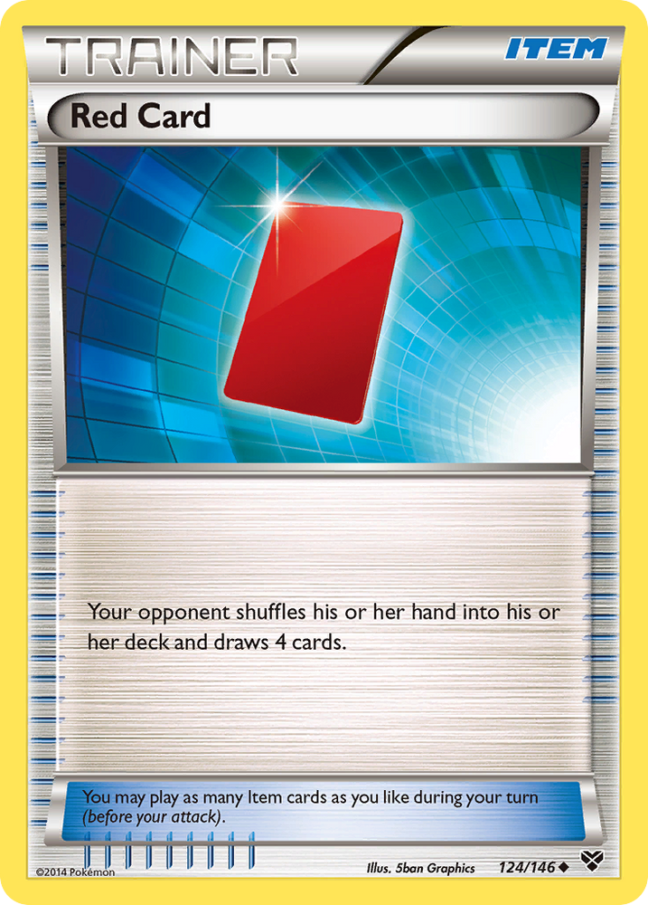 Pokemon | Red Card (124/146) [XY: Base Set] | The Nerd Merchant
