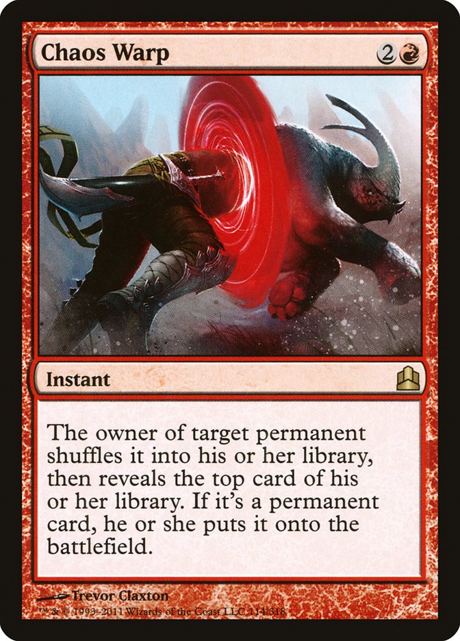 Magic | Chaos Warp [Commander 2011] | The Nerd Merchant