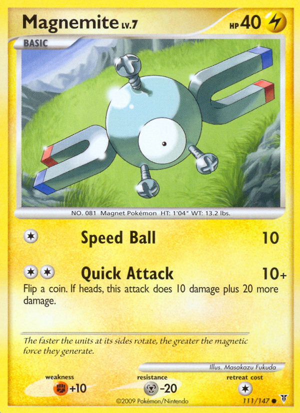 Pokemon | Magnemite (111/147) [Platinum: Supreme Victors] | The Nerd Merchant