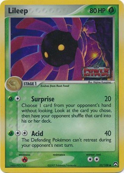 Pokemon | Lileep (52/108) (Stamped) [EX: Power Keepers] | The Nerd Merchant