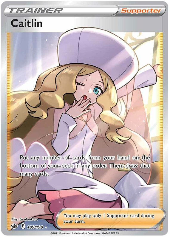 Pokemon | Caitlin (189/198) [Sword & Shield: Chilling Reign] | The Nerd Merchant