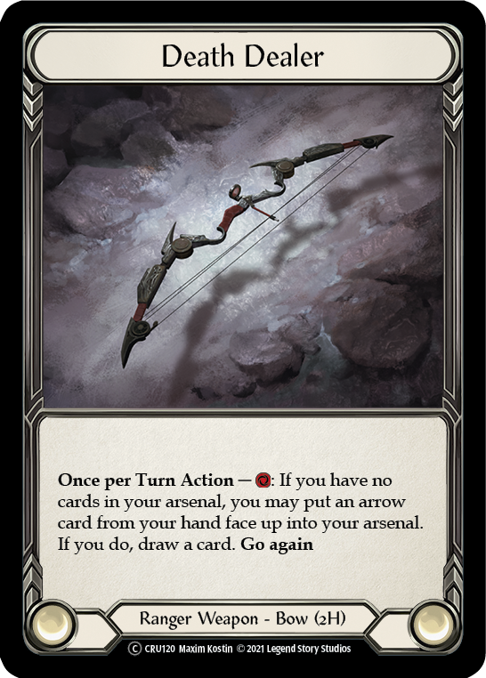 Flesh and Blood TCG | Death Dealer [U-CRU120] (Crucible of War Unlimited)  Unlimited Rainbow Foil | The Nerd Merchant