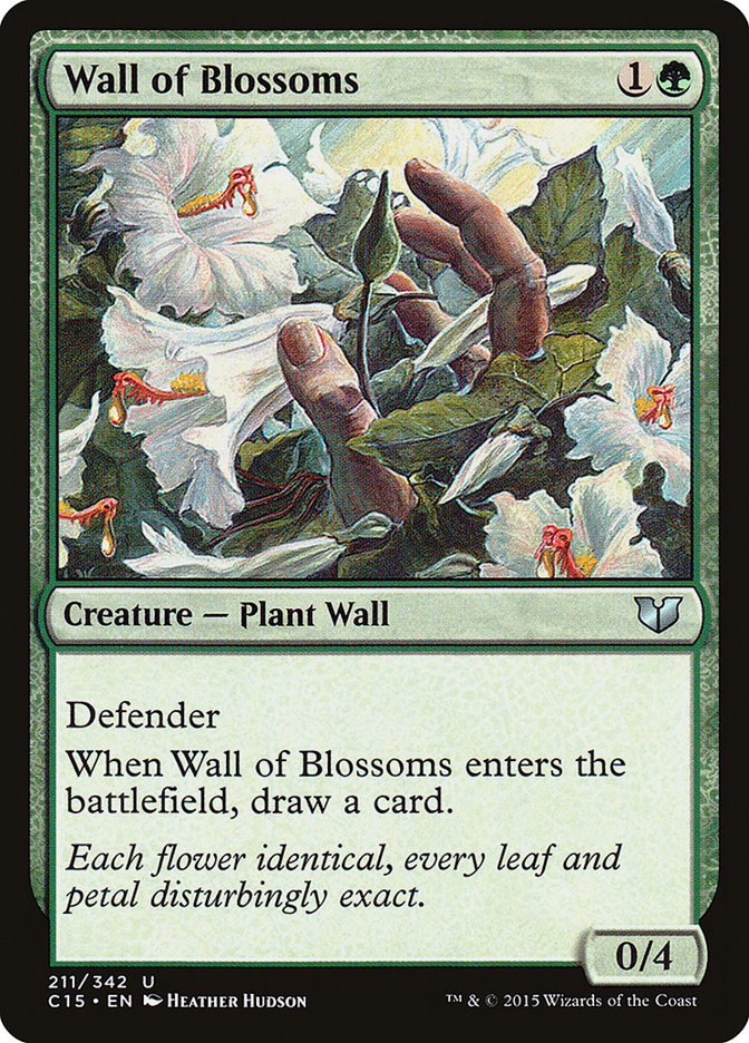 Magic | Wall of Blossoms [Commander 2015] | The Nerd Merchant