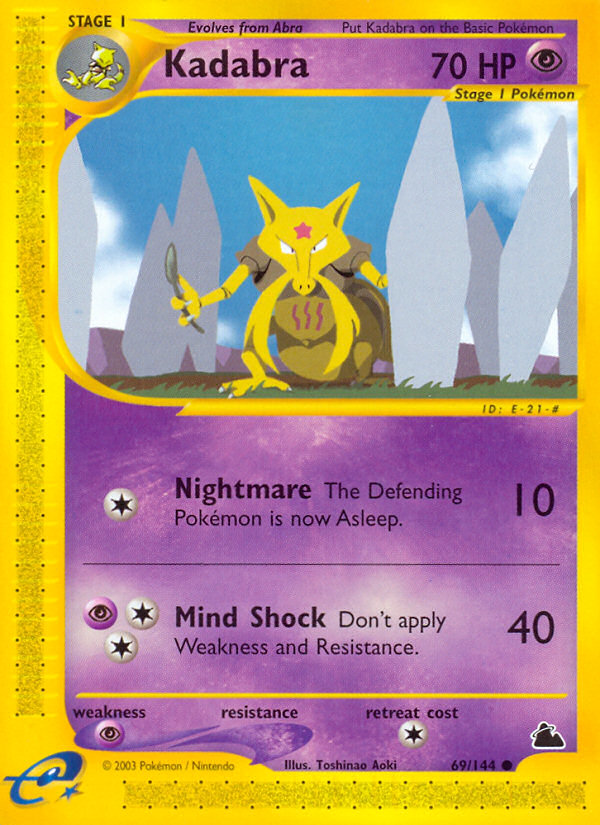 Pokemon | Kadabra (69/144) [Skyridge] | The Nerd Merchant