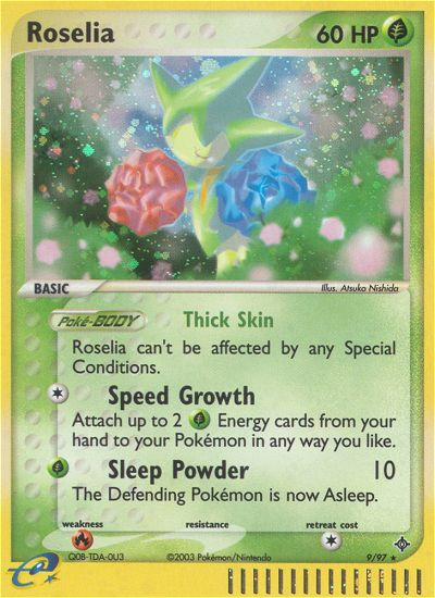 Pokemon | Roselia (9/97) [EX: Dragon] | The Nerd Merchant