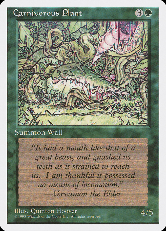 Magic | Carnivorous Plant [Fourth Edition] | The Nerd Merchant