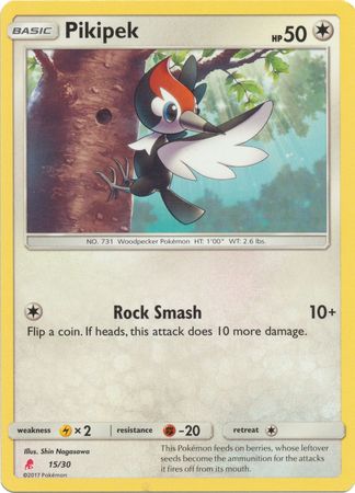 Pokemon | Pikipek (15/30) [Sun & Moon: Trainer Kit - Lycanroc] | The Nerd Merchant