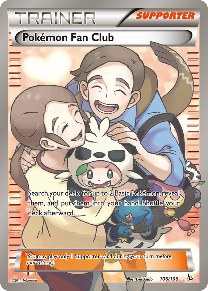 Pokemon | Pokemon Fan Club (106/106) [XY: Flashfire] | The Nerd Merchant