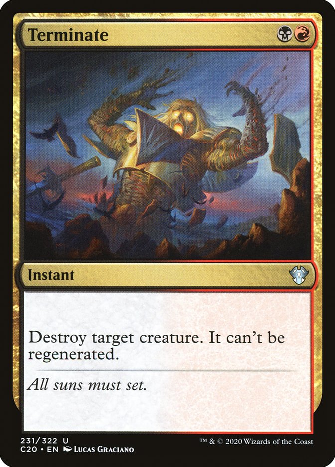 Magic | Terminate [Commander 2020] | The Nerd Merchant