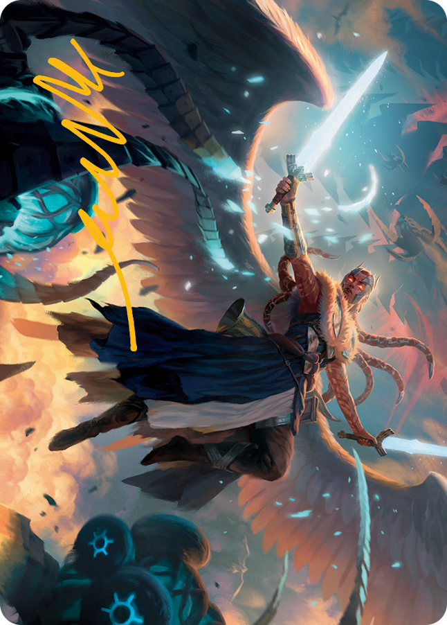 Magic | Boon-Bringer Valkyrie Art Card (Gold-Stamped Signature) [March of the Machine Art Series] | The Nerd Merchant