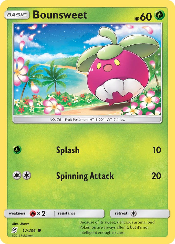 Pokemon | Bounsweet (17/236) [Sun & Moon: Unified Minds] | The Nerd Merchant