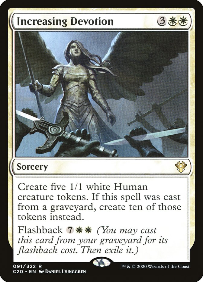 Magic | Increasing Devotion [Commander 2020] | The Nerd Merchant