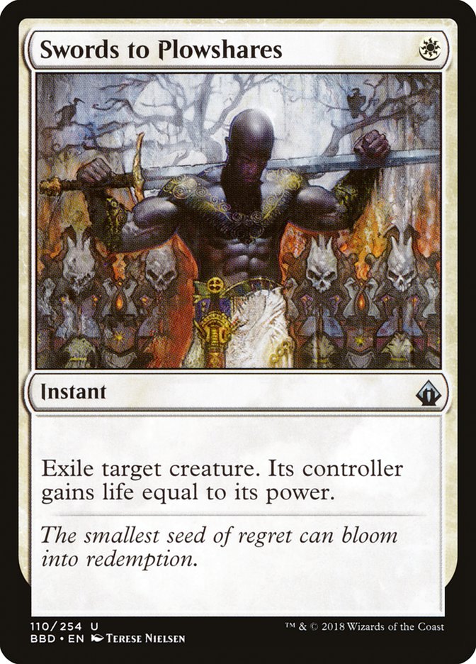 Magic | Swords to Plowshares [Battlebond] | The Nerd Merchant