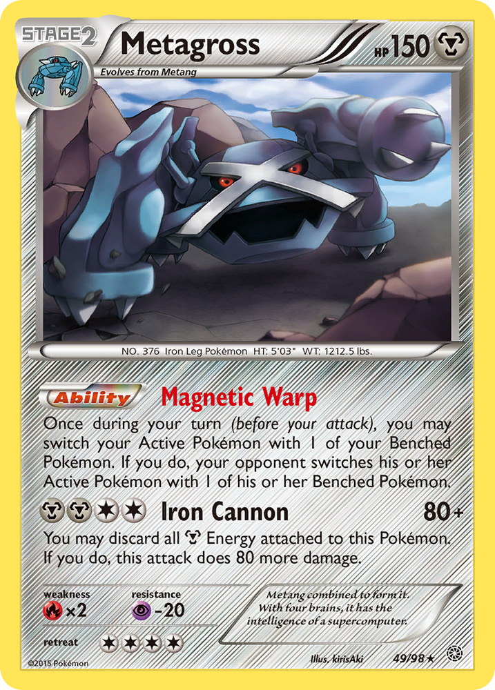 Pokemon | Metagross (49/98) [XY: Ancient Origins] | The Nerd Merchant