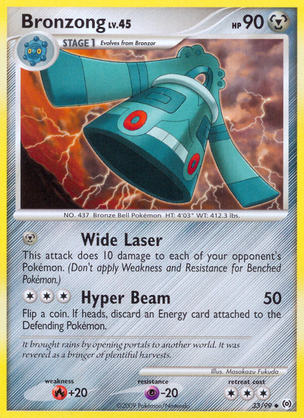 Pokemon | Bronzong (33/99) [Platinum: Arceus] | The Nerd Merchant