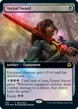 Magic | Vorpal Sword (Buy-A-Box) [Dungeons & Dragons: Adventures in the Forgotten Realms] | The Nerd Merchant