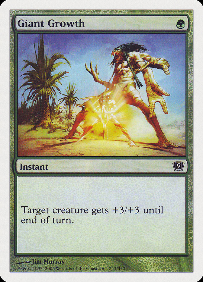 Magic | Giant Growth [Ninth Edition] | The Nerd Merchant