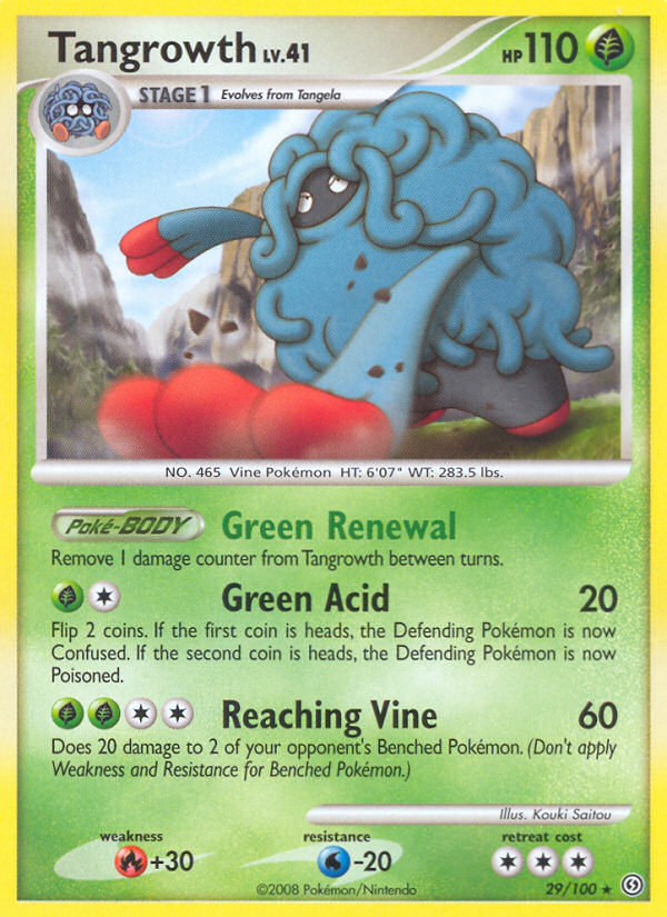 Pokemon | Tangrowth (29/100) [Diamond & Pearl: Stormfront] | The Nerd Merchant