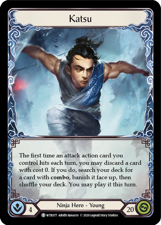 Flesh and Blood TCG | Katsu [U-WTR077] (Welcome to Rathe Unlimited)  Unlimited Normal | The Nerd Merchant