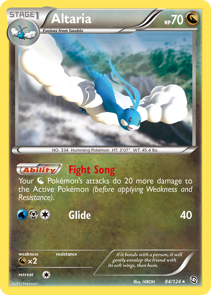 Pokemon | Altaria (84/124) [Black & White: Dragons Exalted] | The Nerd Merchant