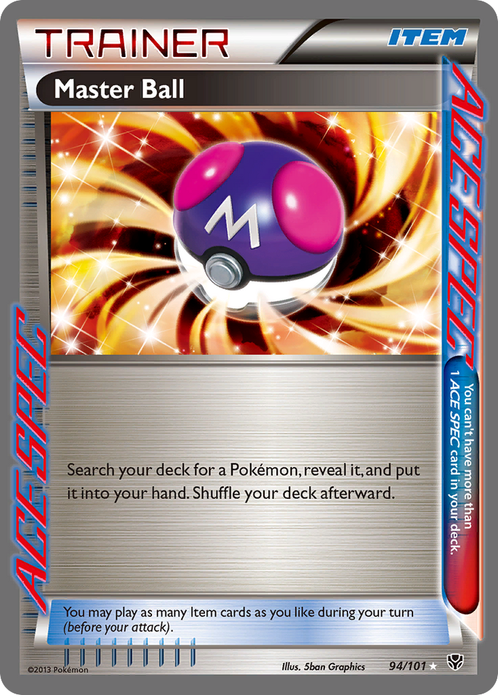 Pokemon | Master Ball (94/101) [Black & White: Plasma Blast] | The Nerd Merchant