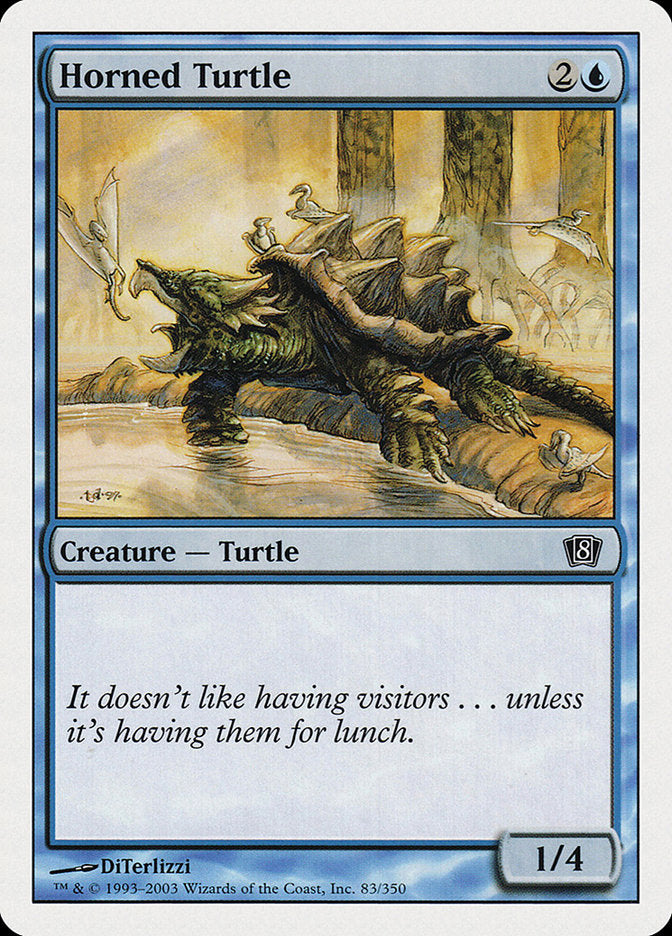 Magic | Horned Turtle [Eighth Edition] | The Nerd Merchant