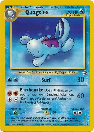 Pokemon | Quagsire (45/111) [Neo Genesis Unlimited] | The Nerd Merchant