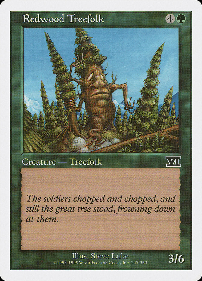Magic | Redwood Treefolk [Classic Sixth Edition] | The Nerd Merchant