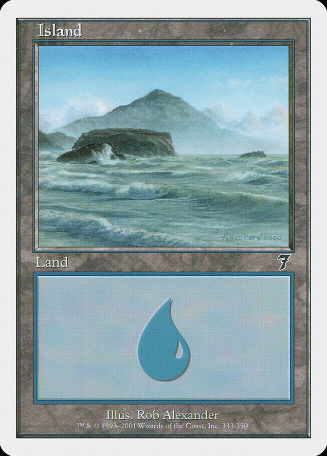 Magic | Island (333) [Seventh Edition] | The Nerd Merchant