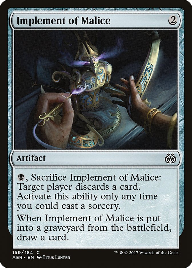 Magic | Implement of Malice [Aether Revolt] | The Nerd Merchant