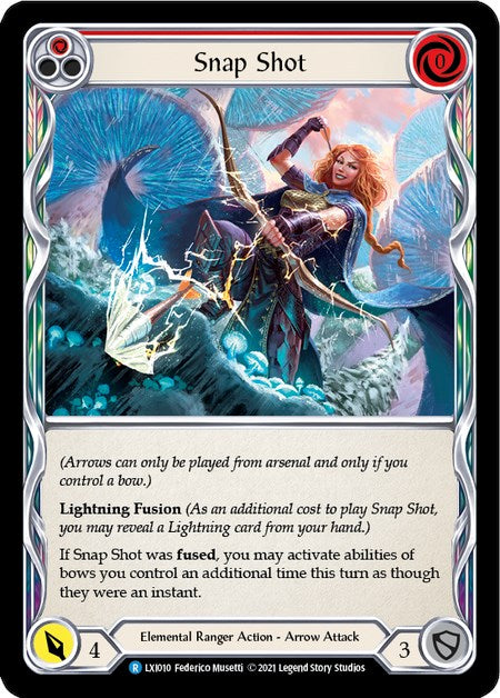Flesh and Blood TCG | Snap Shot (Red) [LXI010] (Tales of Aria Lexi Blitz Deck)  1st Edition Normal | The Nerd Merchant