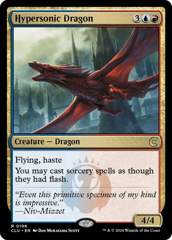 Magic | Hypersonic Dragon [Ravnica: Clue Edition] | The Nerd Merchant