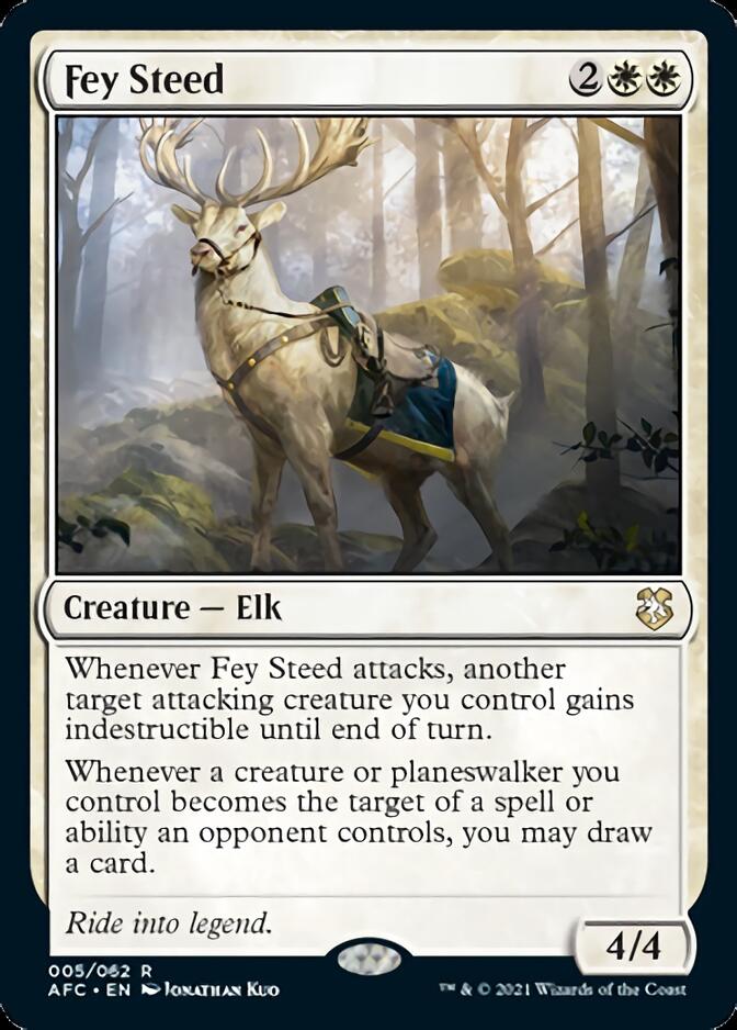 Magic | Fey Steed [Dungeons & Dragons: Adventures in the Forgotten Realms Commander] | The Nerd Merchant