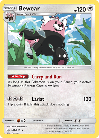 Pokemon| Bewear (182/236) [Sun & Moon: Cosmic Eclipse] | The Nerd Merchant