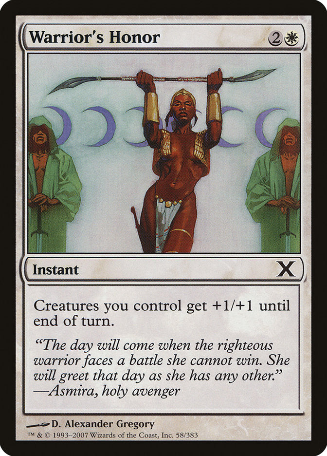 Magic | Warrior's Honor [Tenth Edition] | The Nerd Merchant