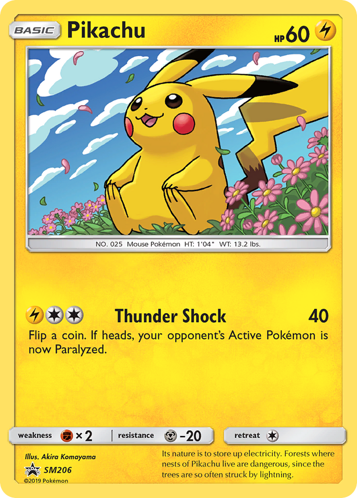 Pokemon | Pikachu (SM206) [Sun & Moon: Black Star Promos] | The Nerd Merchant