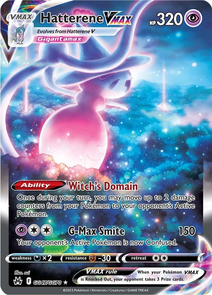 Pokemon | Hatterene VMAX (GG47/GG70) [Sword & Shield: Crown Zenith] | The Nerd Merchant