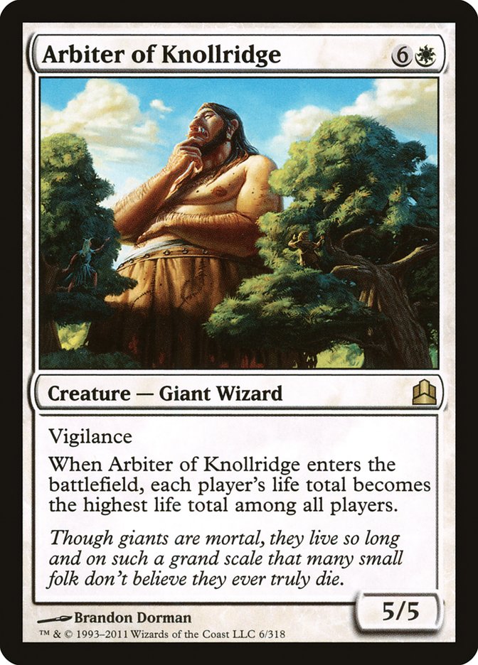 Magic | Arbiter of Knollridge [Commander 2011] | The Nerd Merchant