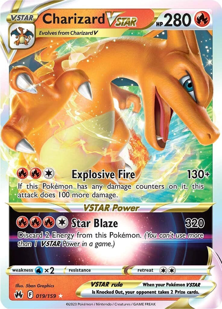 Pokemon | Charizard VSTAR (019/159) [Sword & Shield: Crown Zenith] | The Nerd Merchant