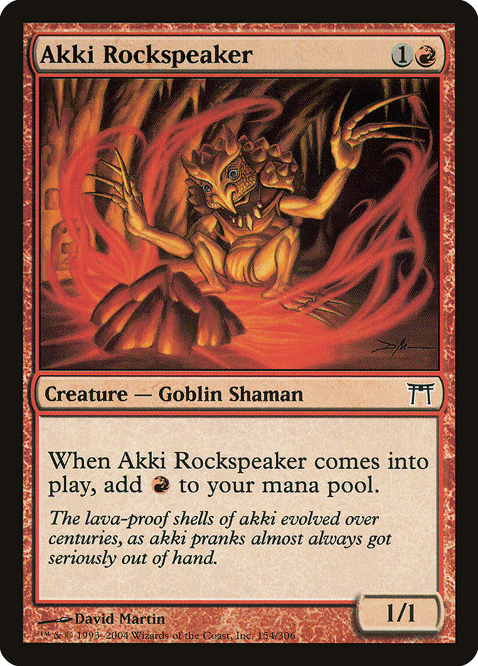Magic | Akki Rockspeaker [Champions of Kamigawa] | The Nerd Merchant