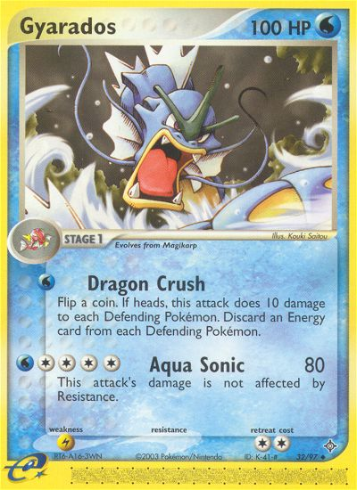 Pokemon | Gyarados (32/97) [EX: Dragon] | The Nerd Merchant