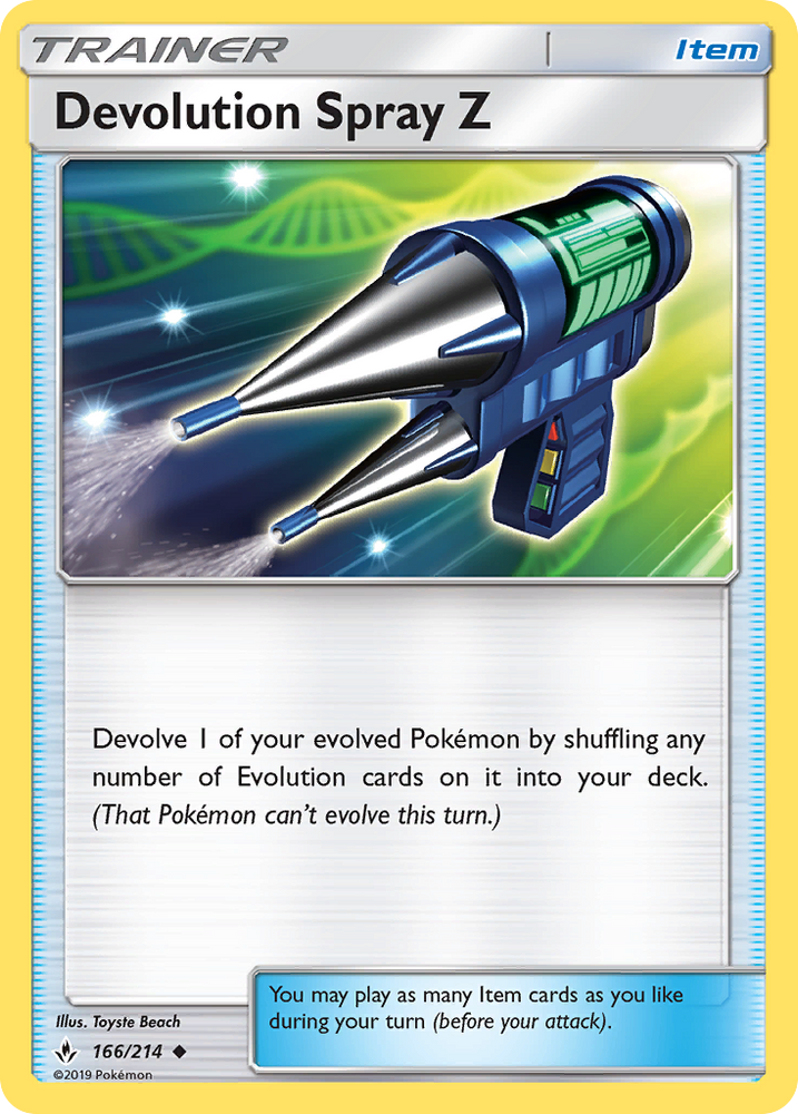 Pokemon | Devolution Spray Z (166/214) [Sun & Moon: Unbroken Bonds] | The Nerd Merchant