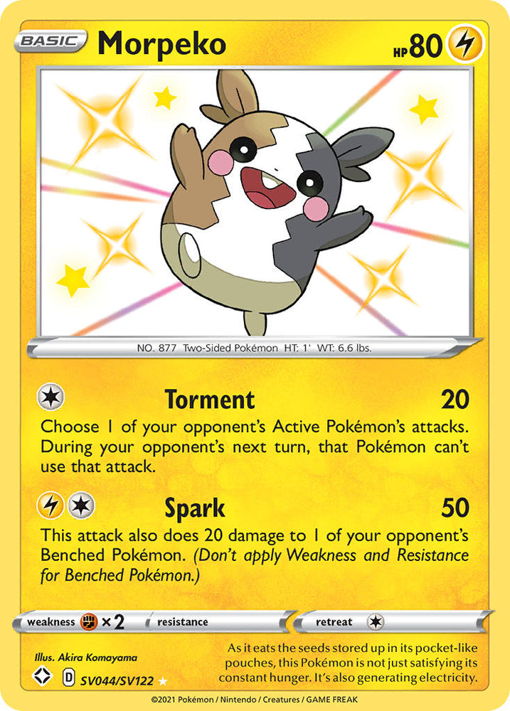 Pokemon | Morpeko (SV044/SV122) [Sword & Shield: Shining Fates] | The Nerd Merchant