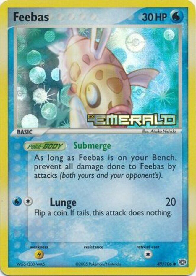 Pokemon | Feebas (49/106) (Stamped) [EX: Emerald] | The Nerd Merchant